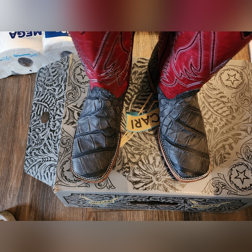 Elephant Print Vaccari Boots